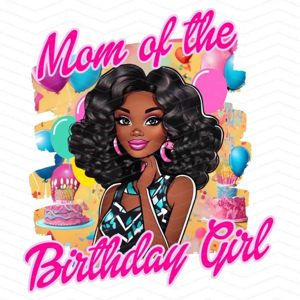 Black Girl Birthday Family Shirt Bundle - Set of 4 Digital Downloads