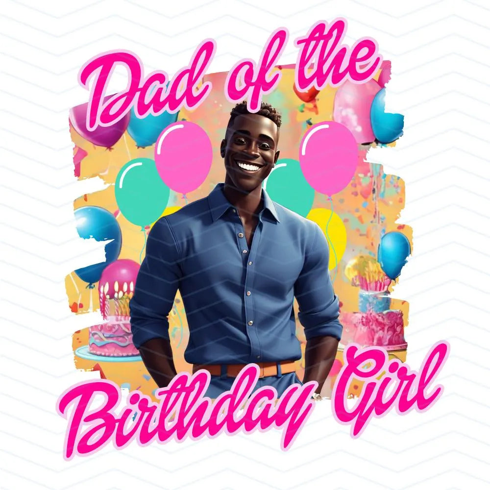 Black Girl Birthday Family Shirt Bundle - Set of 4 Digital Downloads