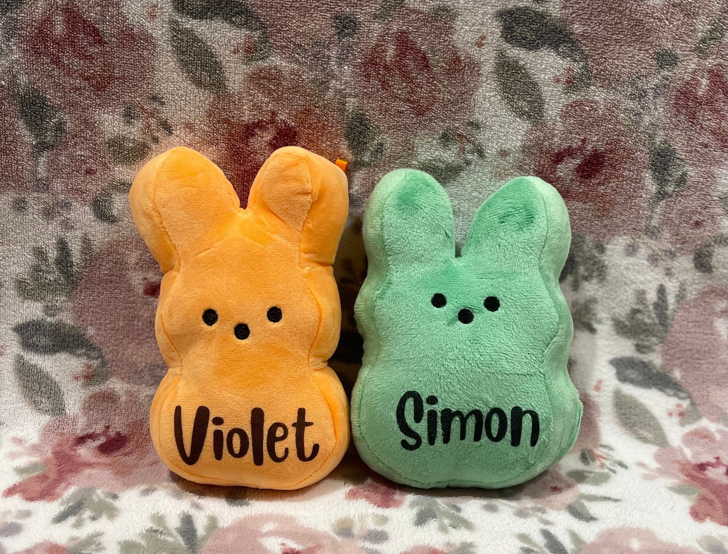 Personalized Coin Purse Plush, Easter Bunny, Easter Plush, Peep Plush, Coin Purse, Sublimation plush, bunny plush, Stash bunny