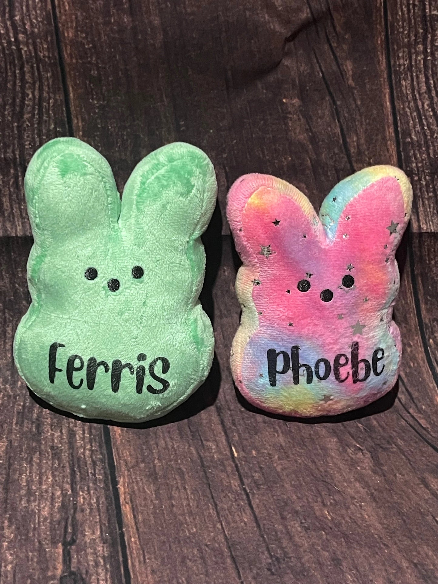 Personalized Peep Bunny Plush, Easter Bunny, Easter Plush, Sublimation Bunnies