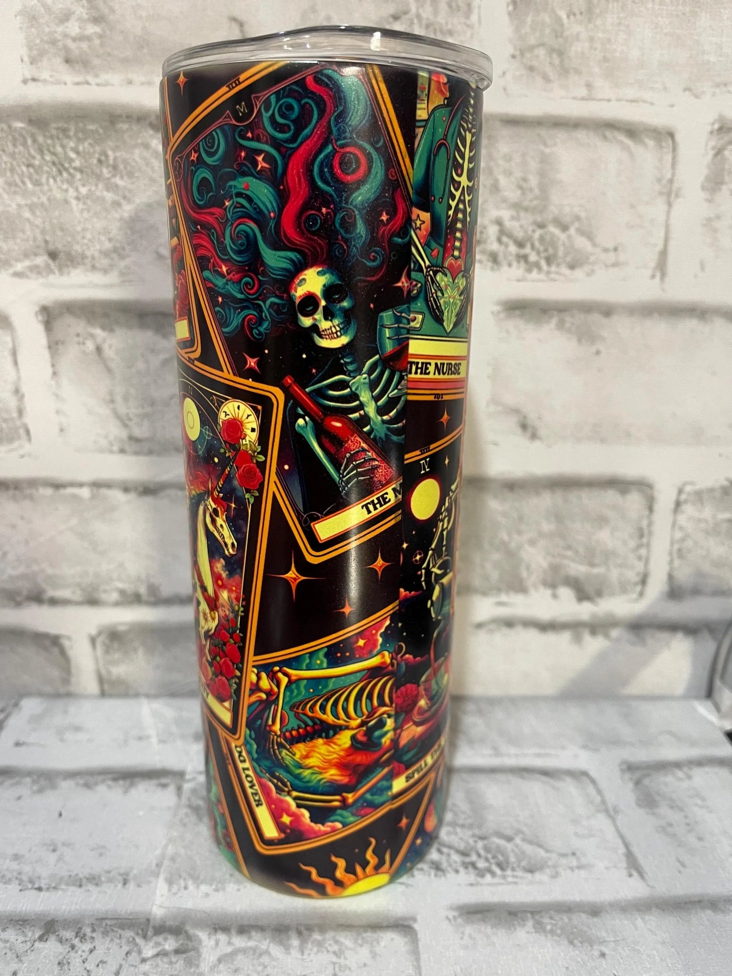Stoner Tumbler β 420-Friendly 20oz Skinny Cup with Weed Leaf Design