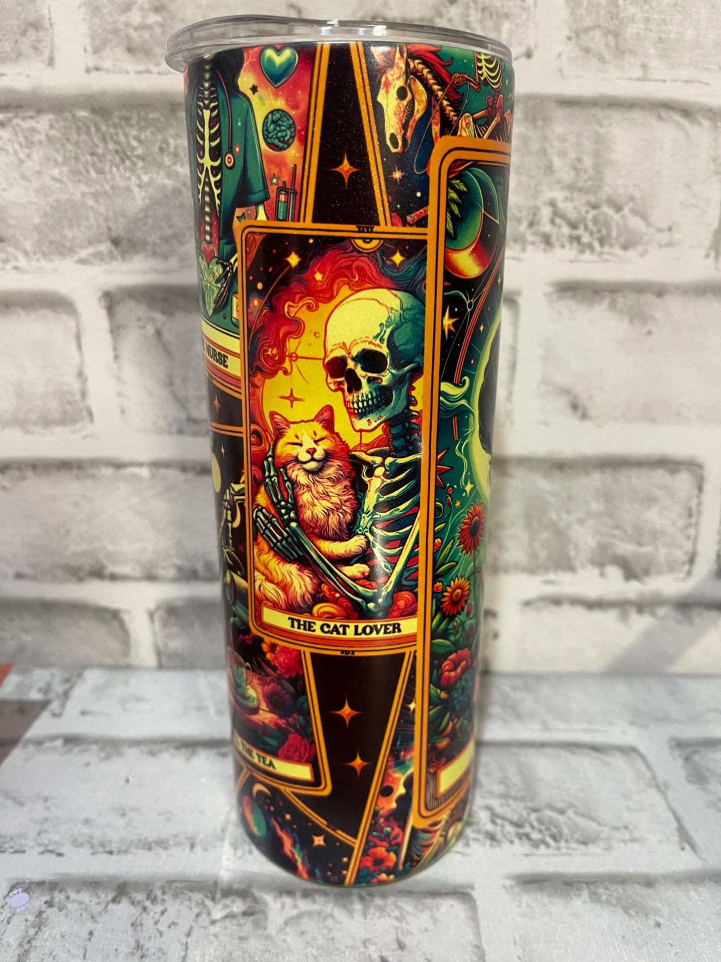 Stoner Tumbler β 420-Friendly 20oz Skinny Cup with Weed Leaf Design