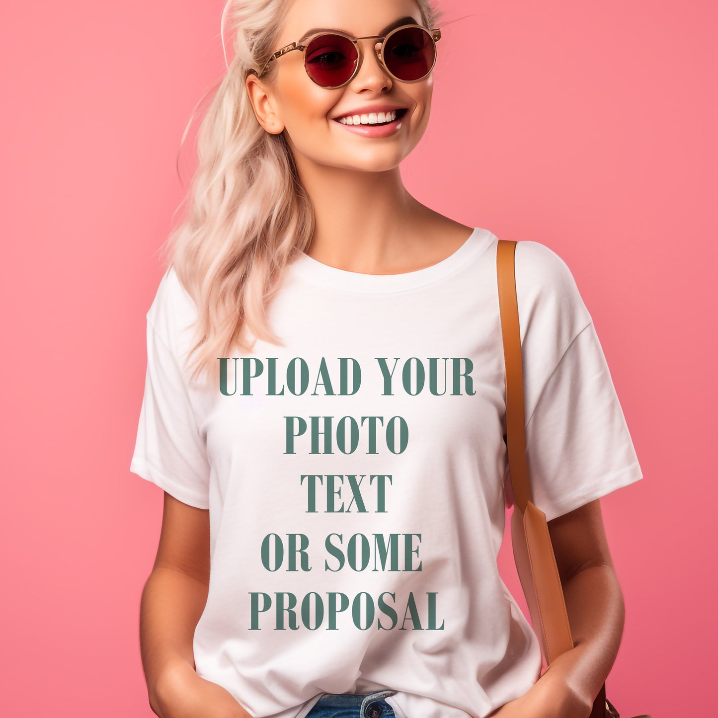 Personalized T-Shirt with Photo, Text, Name, & Proposal
