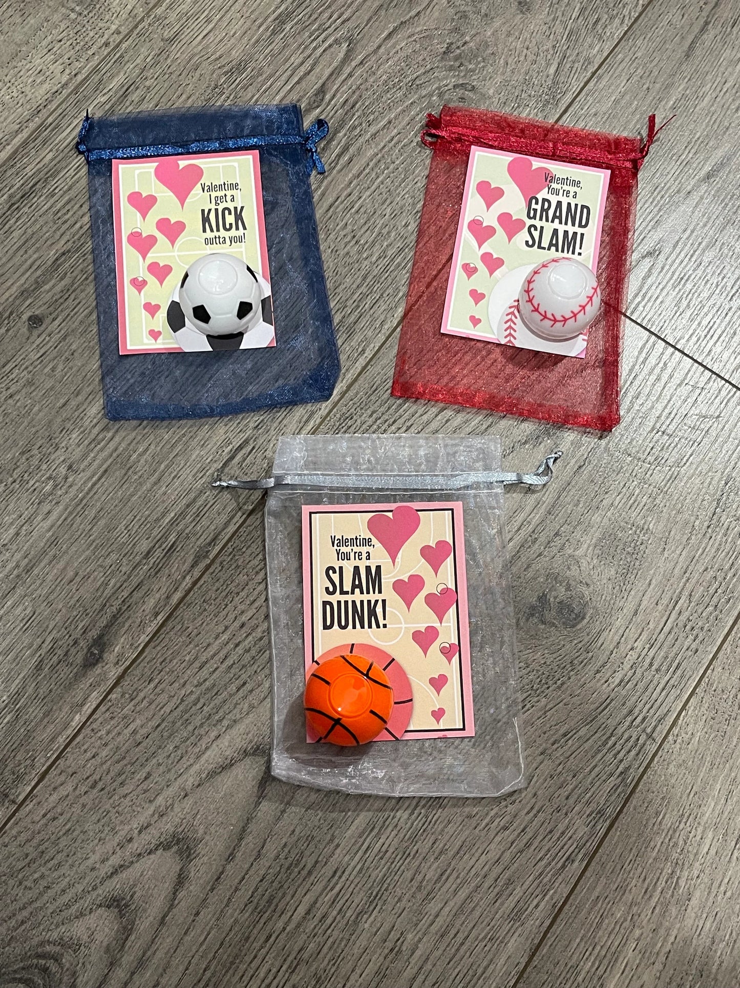 Sports Ball Fidget Spinner Valentine