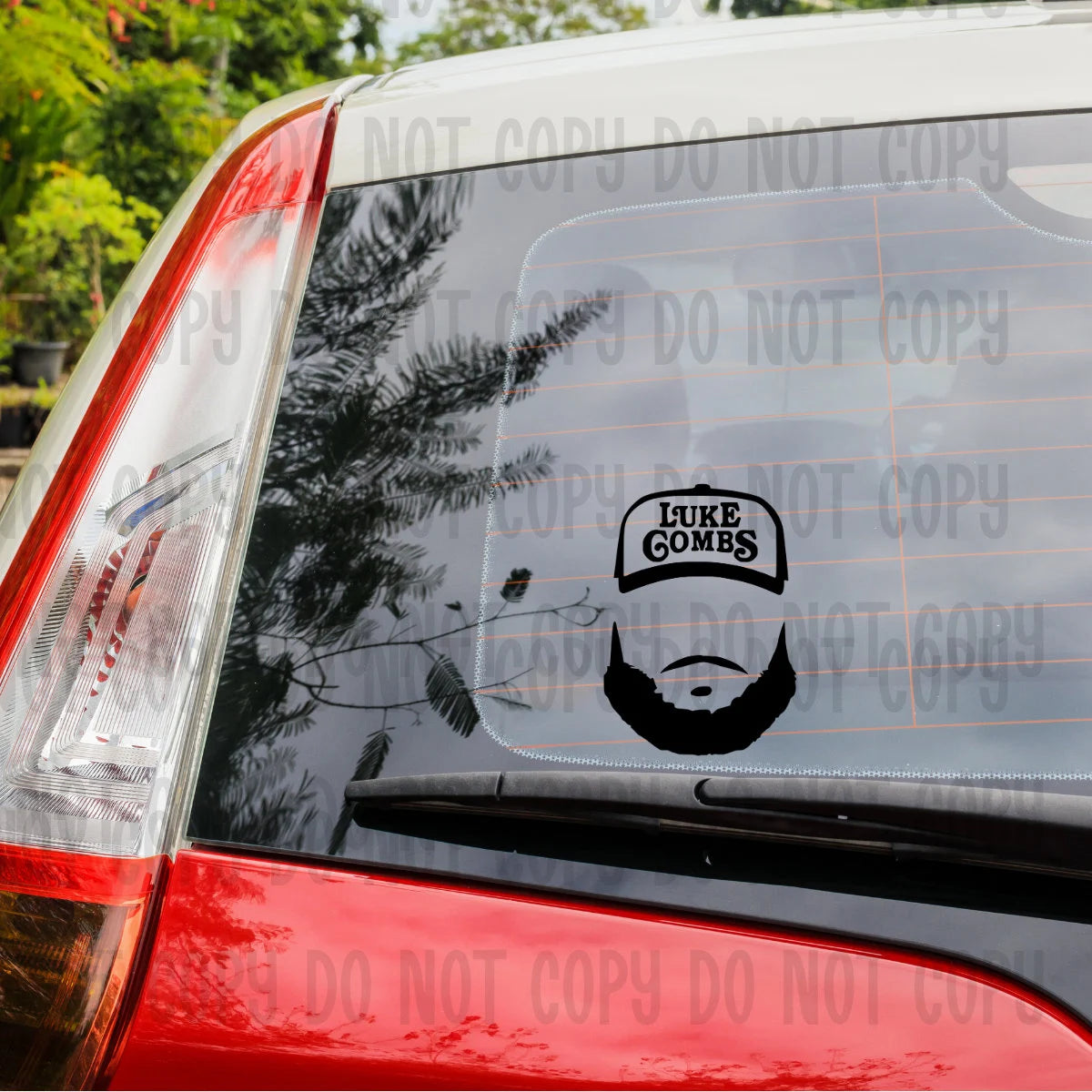 Luke Combs Decal -Car Sticker, Car Decal, Vinyl Decal