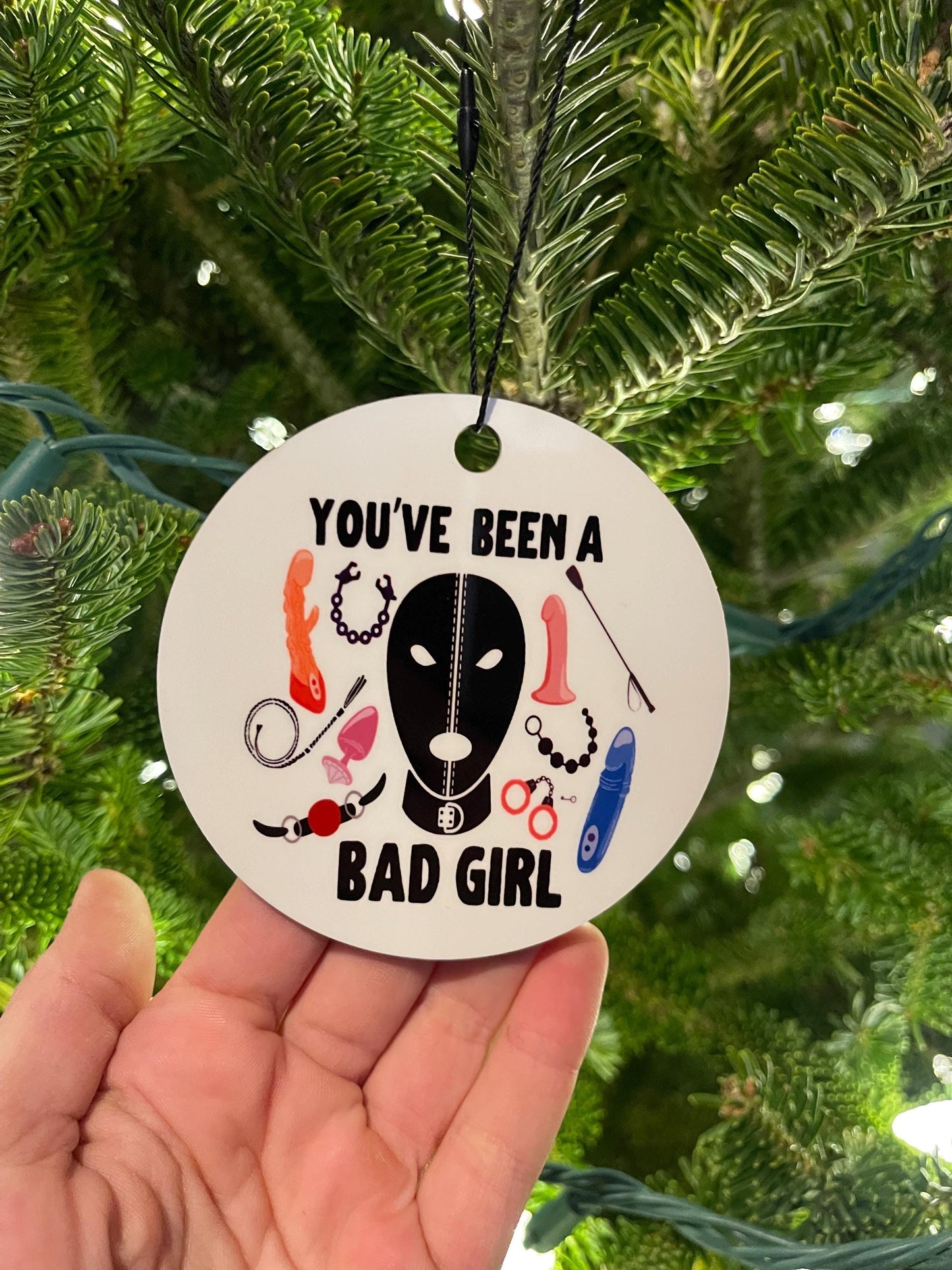 Bad Girl Ornament, Adult Ornaments - Dom