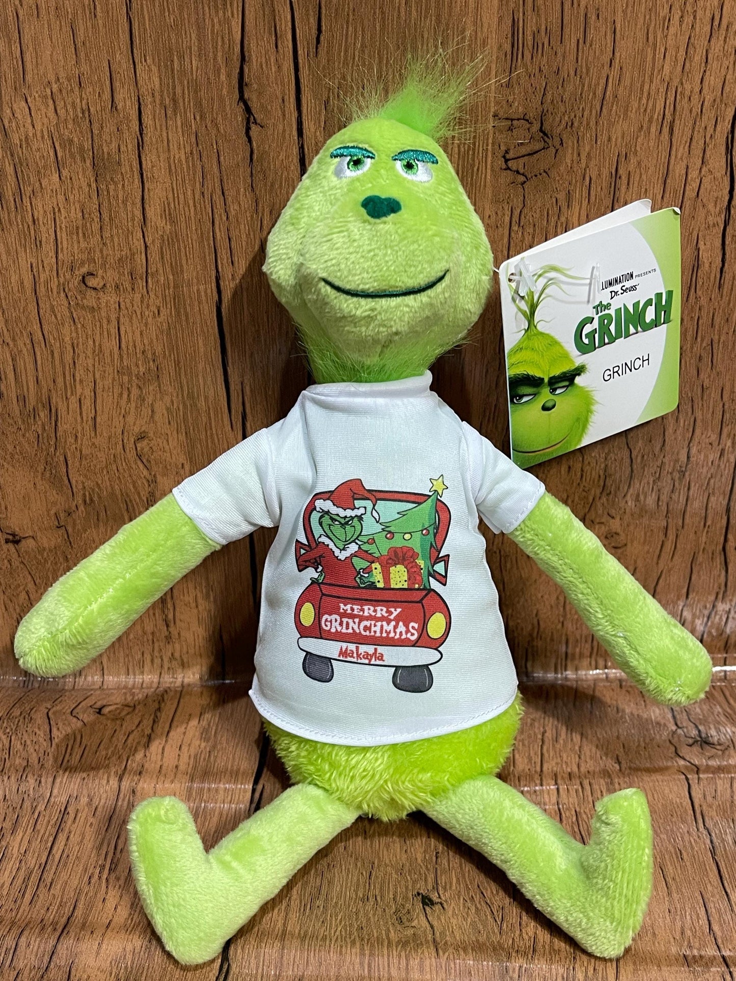 Merry Grinchmas Plush Gift - Personalized Grinch