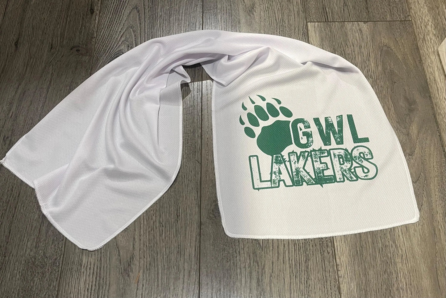 Custom name cooling towel for athletes and teams
