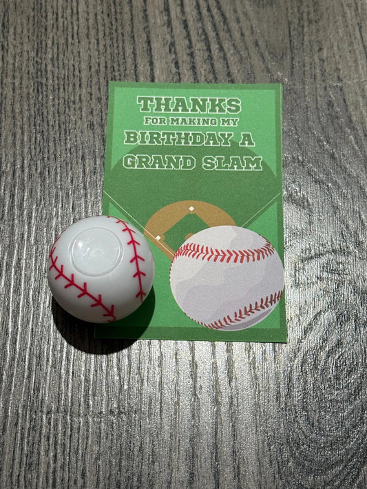 Baseball Sports ball fidget spinner party favor for kids birthday