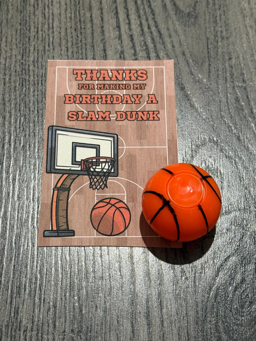 Basketball Sports ball fidget spinner party favor for kids birthday