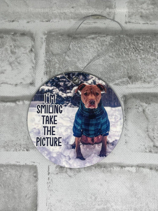 Personalized Photo Ornament – Custom Picture Christmas Gift for Family, Pets, or Memorials