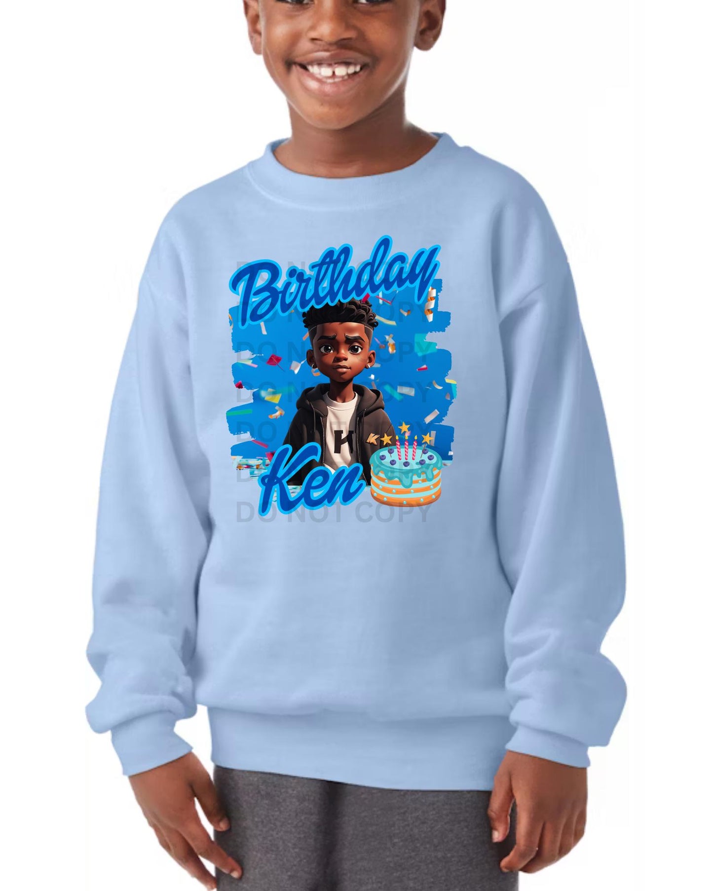 DIGITAL DOWNLOAD Black Ken Boy Birthday Digital File, Black Barbi, Birthday Shirts, Boy Shirt, Ken Shirt File, Birthday Boy PNG