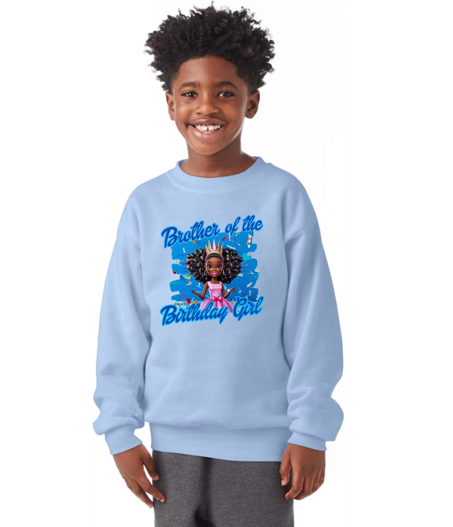 DIGITAL DOWNLOAD Black Fashion Brother Doll Birthday Digital File, Black Barbi, Birthday Shirts, Boy Shirt, Birthday Brother, Birthday Girl PNG