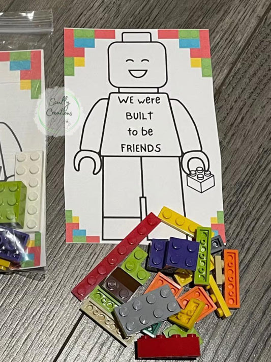 Brick Party Favor Instant Download- Digital Download