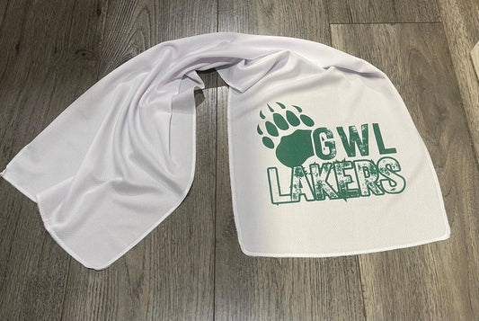 Custom name cooling towel for athletes and teams